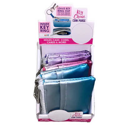 ITEM NUMBER 025914 OMBRÉ COIN PURSE WALLET 6 PIECES PER DISPLAY