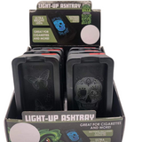 WHOLESALE LIGHT UP ASHTRAY 6 PIECES PER DISPLAY 23104