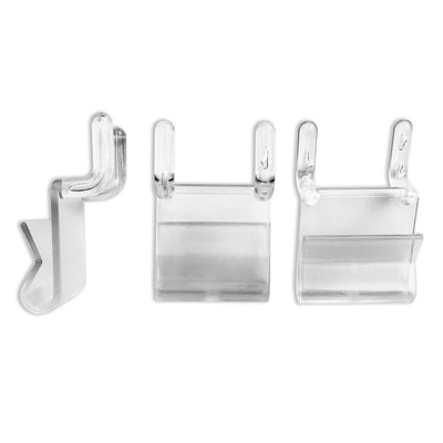 ITEM NUMBER 975610 - TOY BIN NYLON PEG BOARD HOOKS 24 PIECES PER PACK