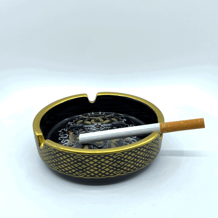 ITEM NUMBER 023226 CERAMIC ASHTRAY 6 PIECES PER DISPLAY