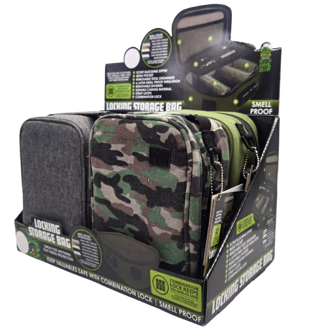 ITEM NUMBER 023318 LOCKING STORAGE BAG 4 PIECES PER DISPLAY
