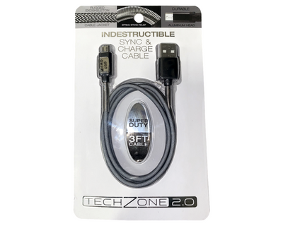 ITEM NUMBER 040079 INDESTRUCTIBLE 3FT USB-TO-MICRO-USB CABLE 6 PIECES PER PACK