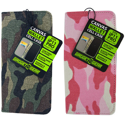 ITEM NUMBER 022122 CANVAS WALLET CELL CASE 6 PIECES PER DISPLAY
