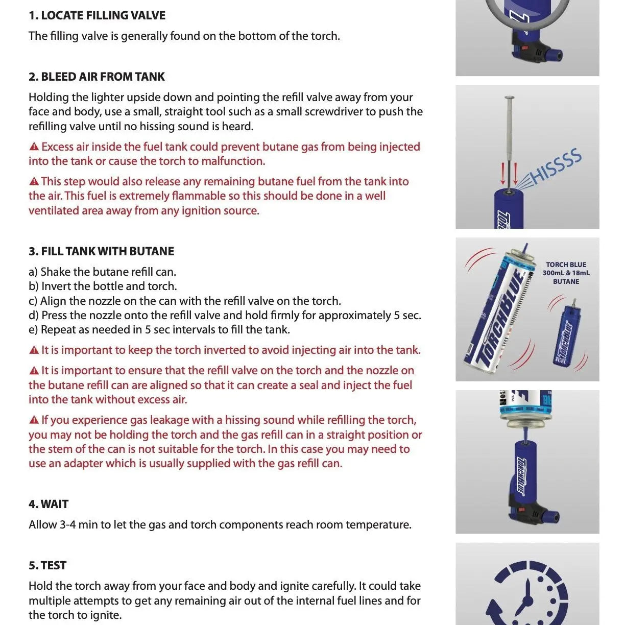 Glow in The Dark Torch Stick Lighter with Bottle Opener - 12 Pieces Per Retail Ready Display 41310 TORCH BLUE