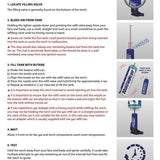 Glow in The Dark Torch Stick Lighter with Bottle Opener - 12 Pieces Per Retail Ready Display 41310 TORCH BLUE
