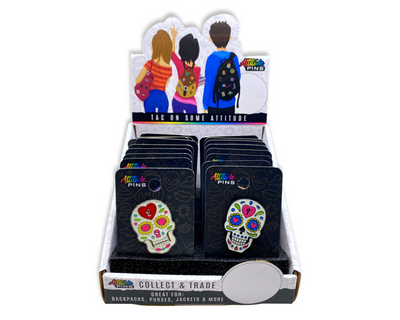 ITEM NUMBER 024834 TAC PINS MIX A 18 PIECES PER DISPLAY